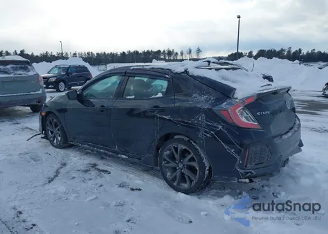 2017 Honda Civic Sport из США, поврежденный, VIN SHHFK7H45HU402547